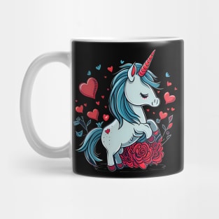 Valentines Unicorn Love Mug